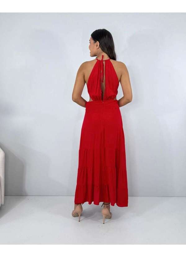 Closet Rc - Vestido Estefane Vermelho 5