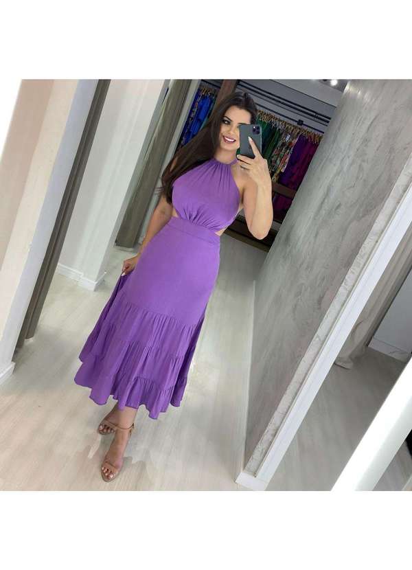 Closet Rc - Vestido Estefane Roxo