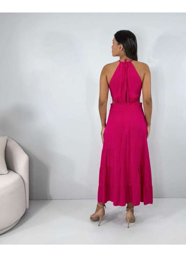 Closet Rc - Vestido Estefane Rosa 5