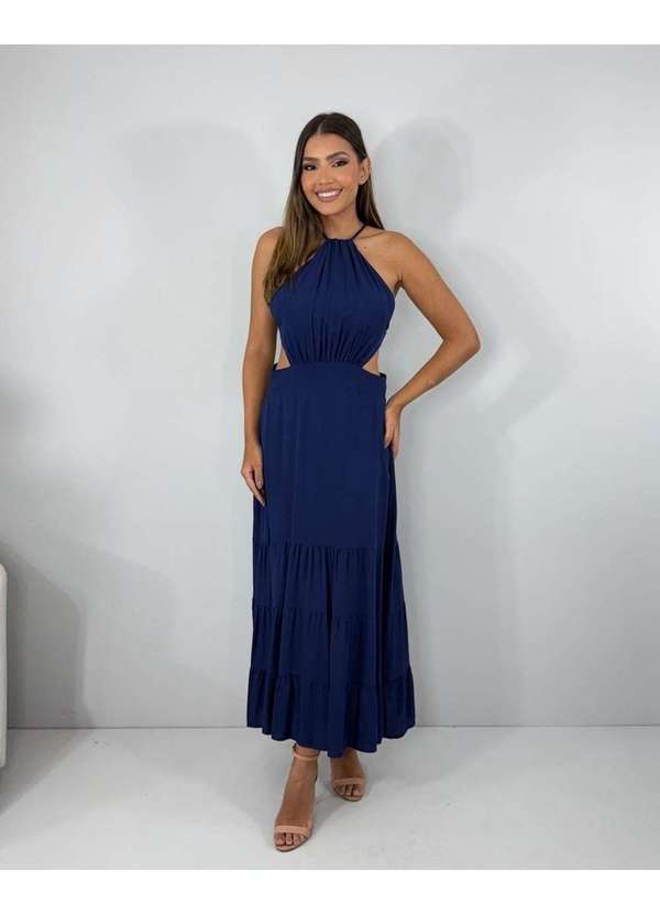Closet Rc - Vestido Estefane Azul