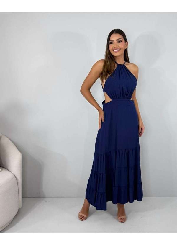 Closet Rc - Vestido Estefane Azul 4