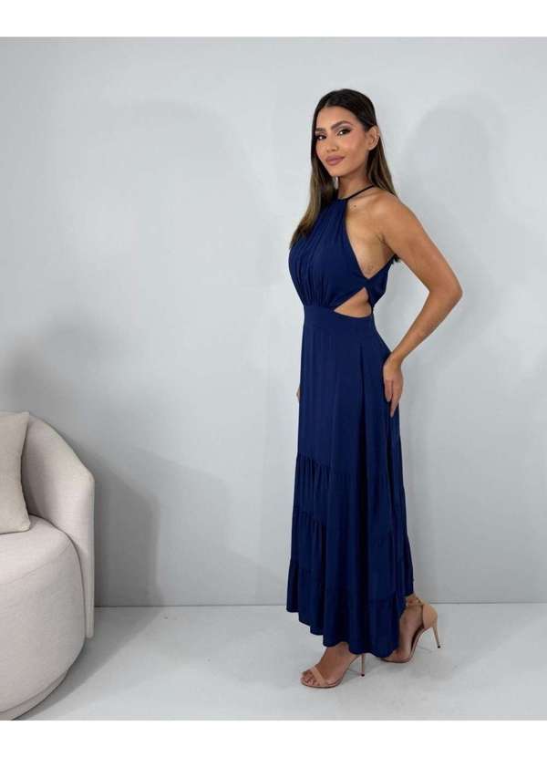 Closet Rc - Vestido Estefane Azul 5