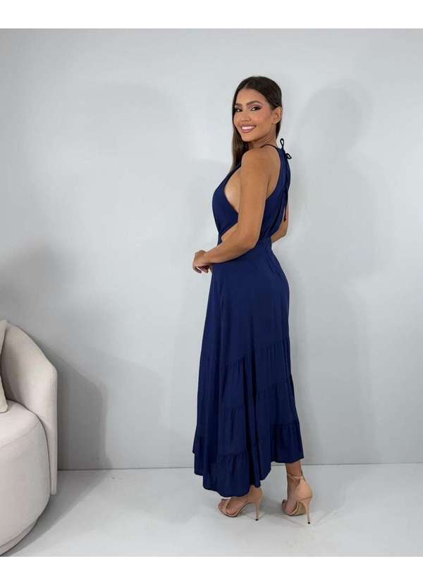 Closet Rc - Vestido Estefane Azul 6