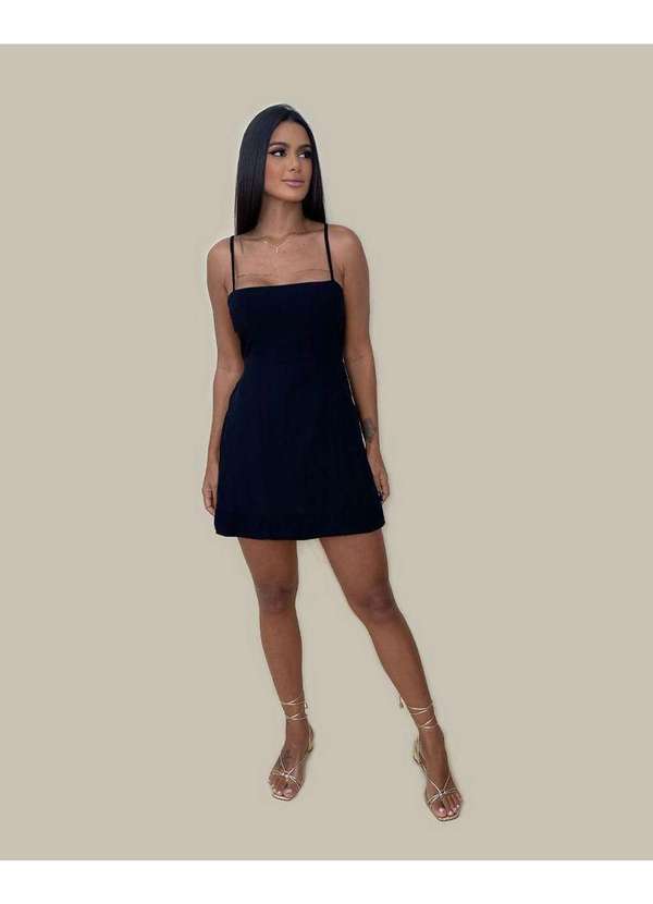 Closet Rc - Vestido Estela Preto 2
