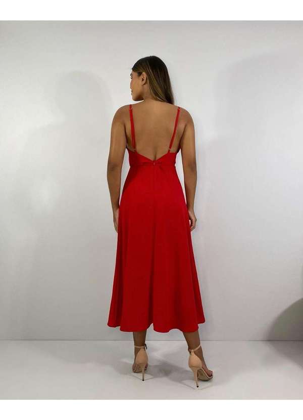 Closet Rc - Vestido Felícia Vermelho 2