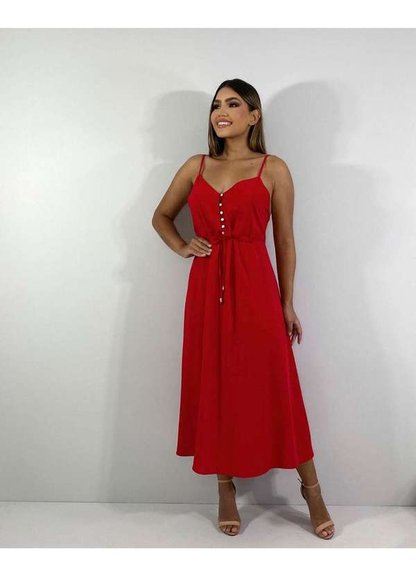 Closet Rc - Vestido Felícia Vermelho 5