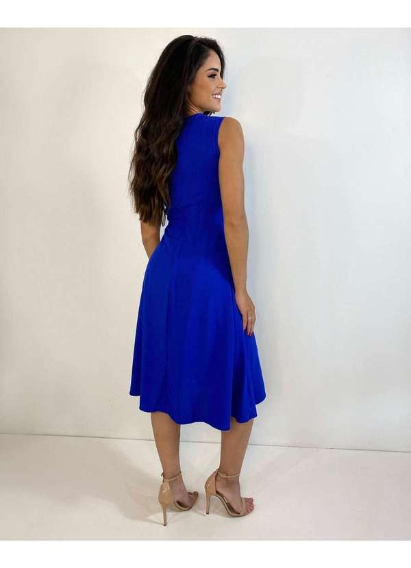 Closet Rc - Vestido Fran Azul 4
