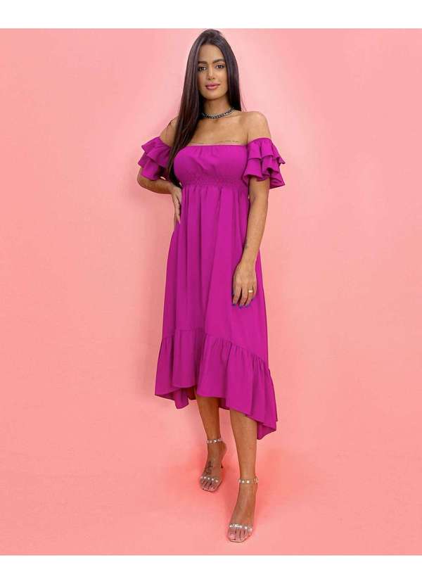 Closet Rc - Vestido Gisele Rosa