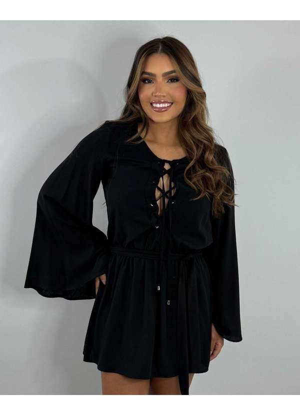 Closet Rc - Vestido Glória Preto