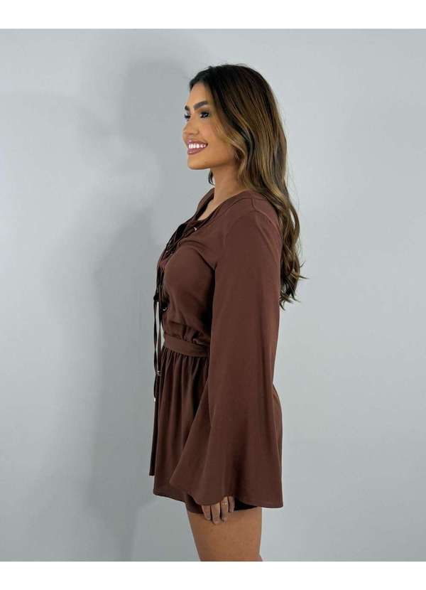 Closet Rc - Vestido Glória Marrom 2