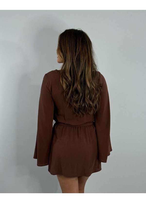 Closet Rc - Vestido Glória Marrom 4