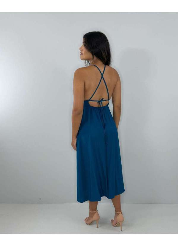 Closet Rc - Vestido Heloína Azul 4