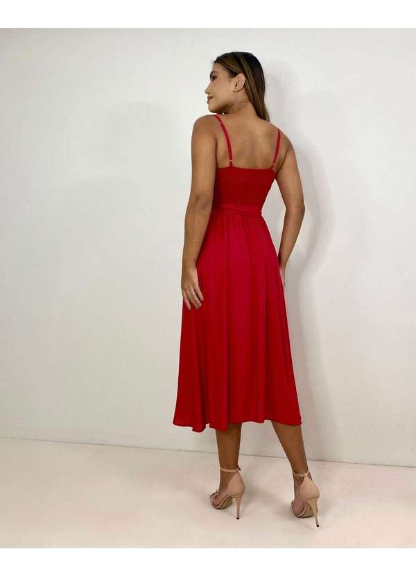Closet Rc - Vestido Hermione Vermelho 6