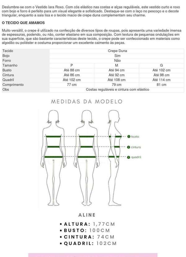 Closet Rc - Vestido Iara Roxo 3