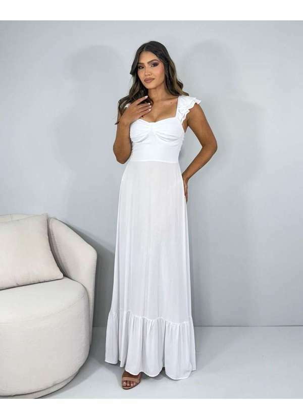 Closet Rc - Vestido Isla Branco
