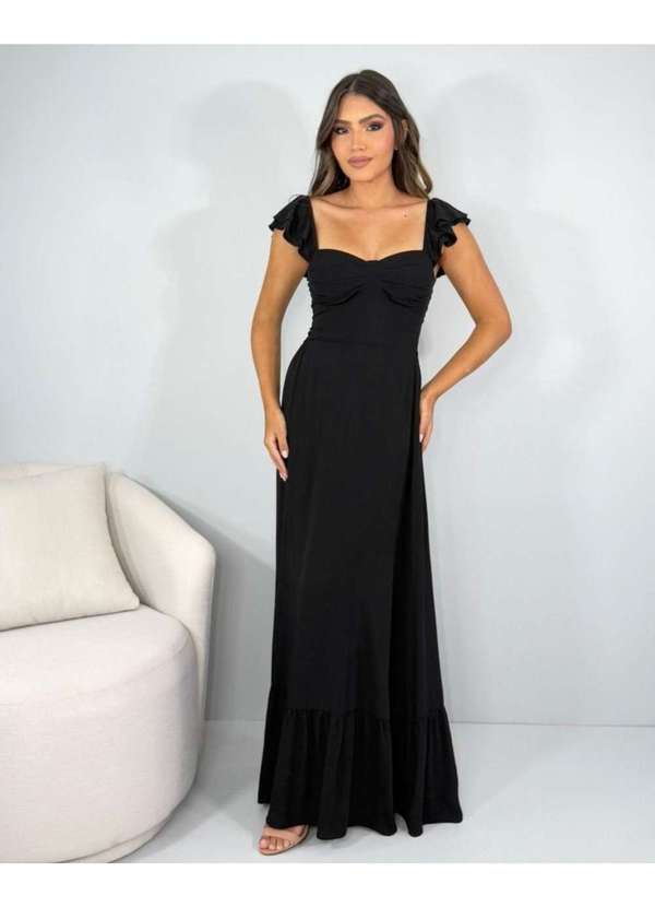 Closet Rc - Vestido Isla Preto