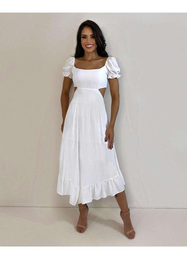 Closet Rc - Vestido Jasmin Branco