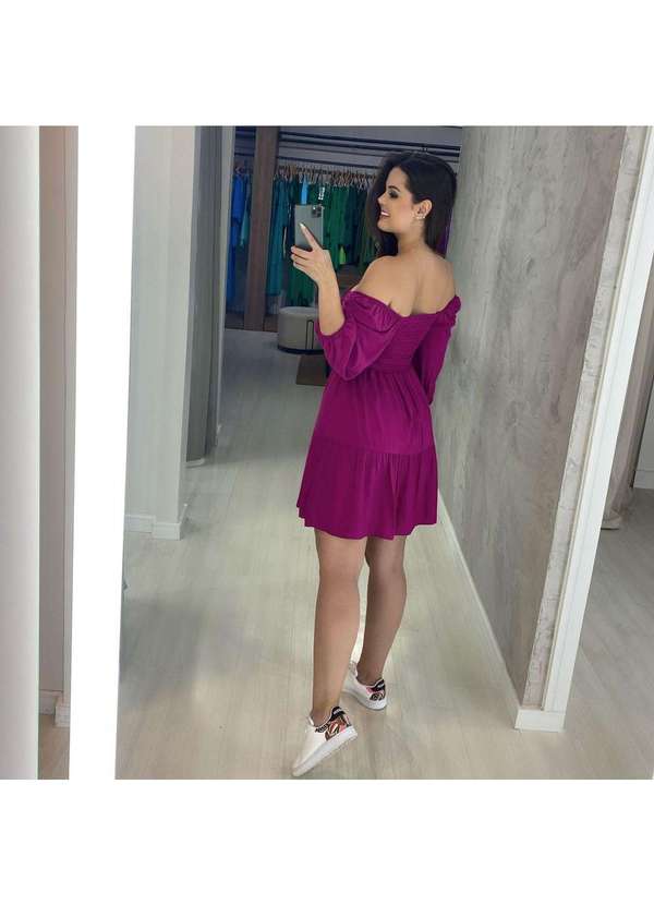 Closet Rc - Vestido Juliana Curto Rosa 4