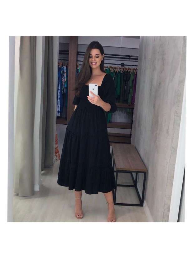 Closet Rc - Vestido Juliana Preto