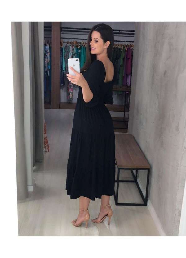 Closet Rc - Vestido Juliana Preto 4