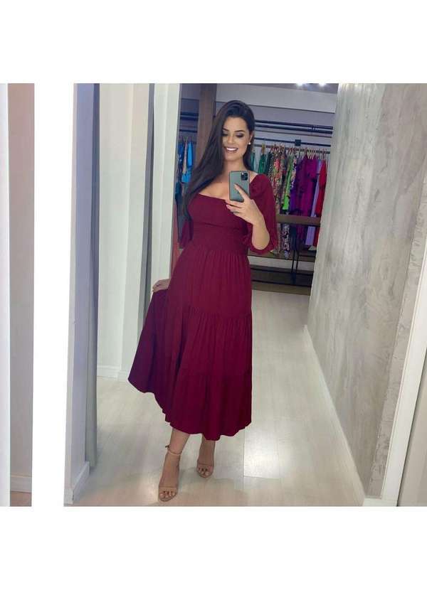 Closet Rc - Vestido Juliana Vermelho