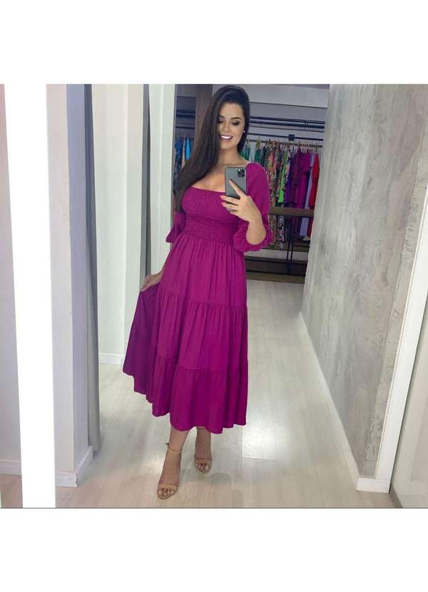 Closet Rc - Vestido Juliana Rosa 5