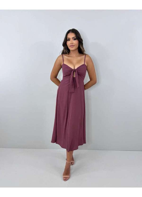 Closet Rc - Vestido Karita Marrom