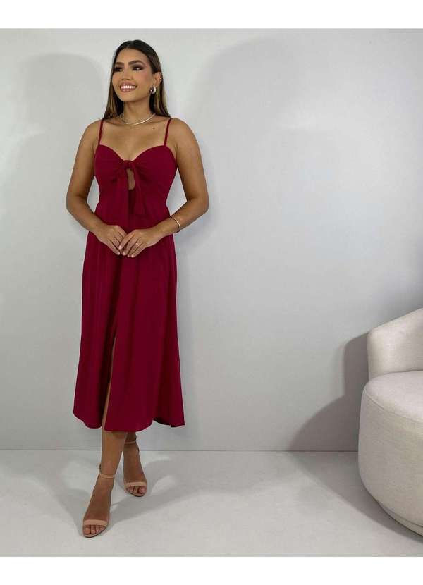 Closet Rc - Vestido Karita Vermelho 5