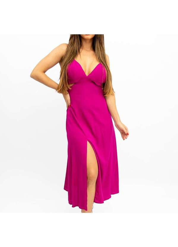 Closet Rc - Vestido Kelly Rosa 5