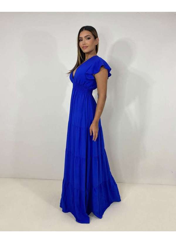 Closet Rc - Vestido Laís Longo Azul 2