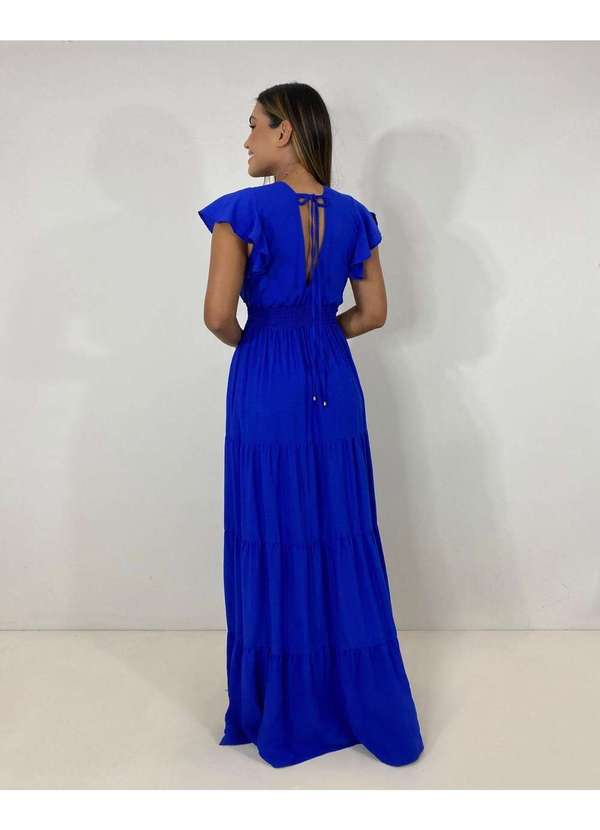 Closet Rc - Vestido Laís Longo Azul 4