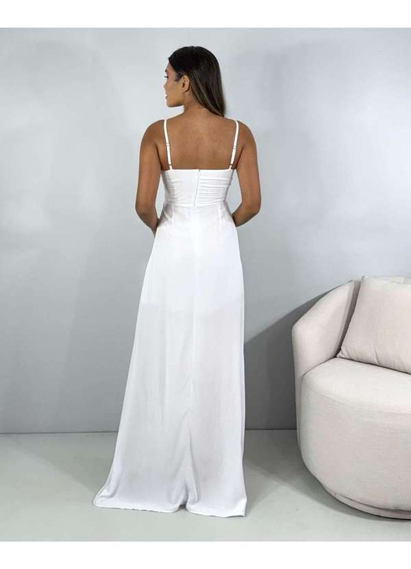 Closet Rc - Vestido Lanna Branco 6