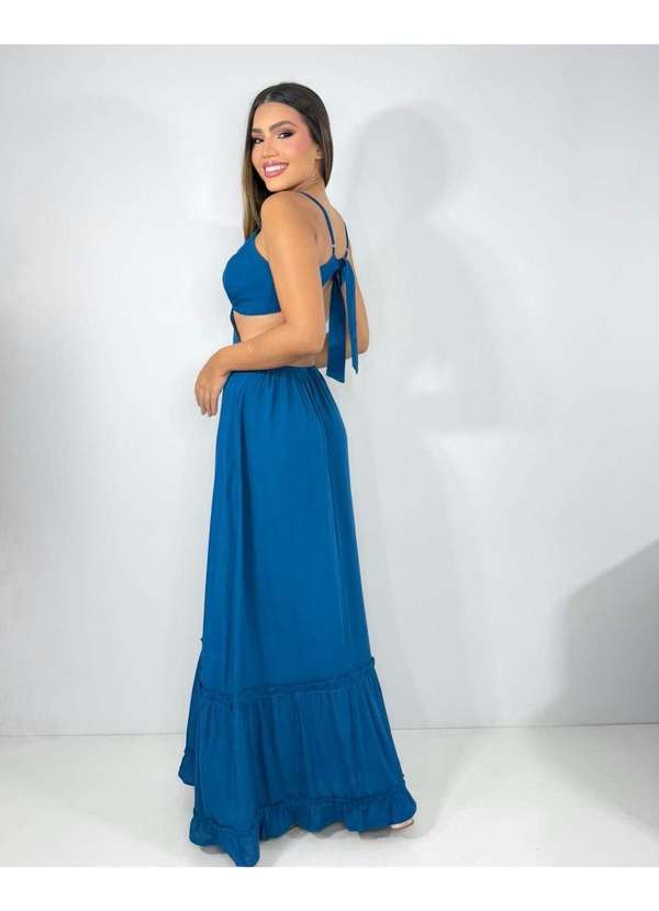 Closet Rc - Vestido Launa Azul 5
