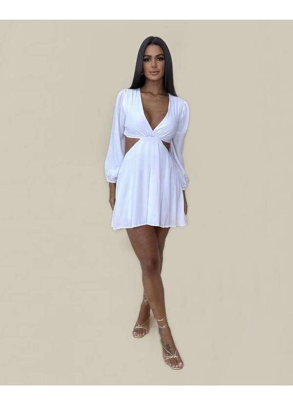 Closet Rc - Vestido Leona Branco