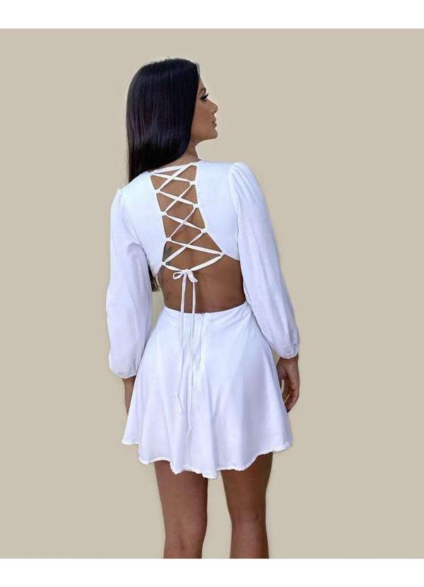Closet Rc - Vestido Leona Branco 2