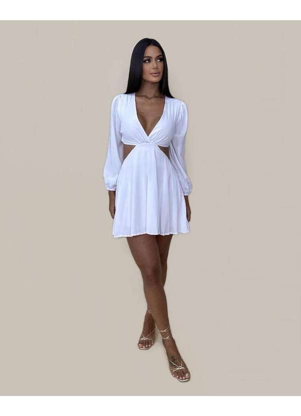 Closet Rc - Vestido Leona Branco 4