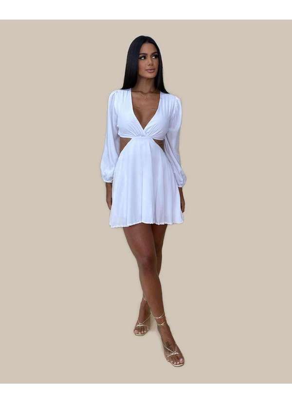 Closet Rc - Vestido Leona Branco 5