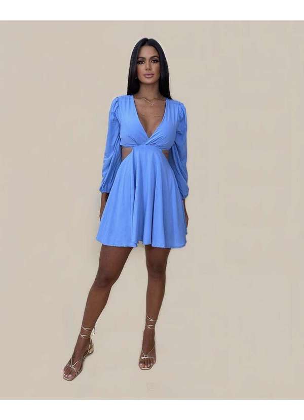 Closet Rc - Vestido Leona Azul