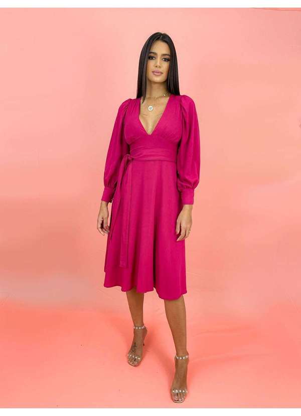 Closet Rc - Vestido Leti Vermelho