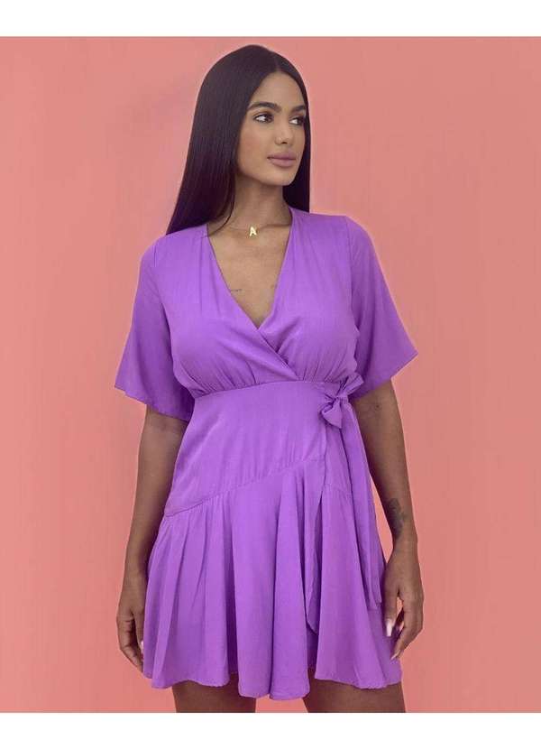 Closet Rc - Vestido Lidiane Roxo