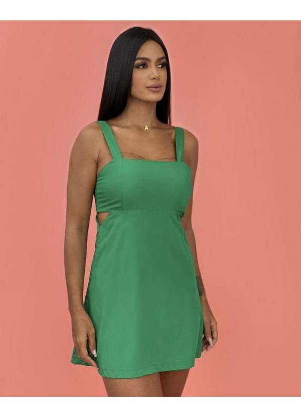 Closet Rc - Vestido Lisa Verde