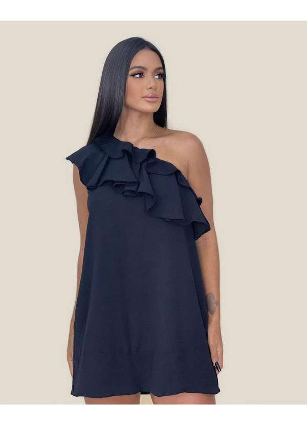 Closet Rc - Vestido Lorrane Preto