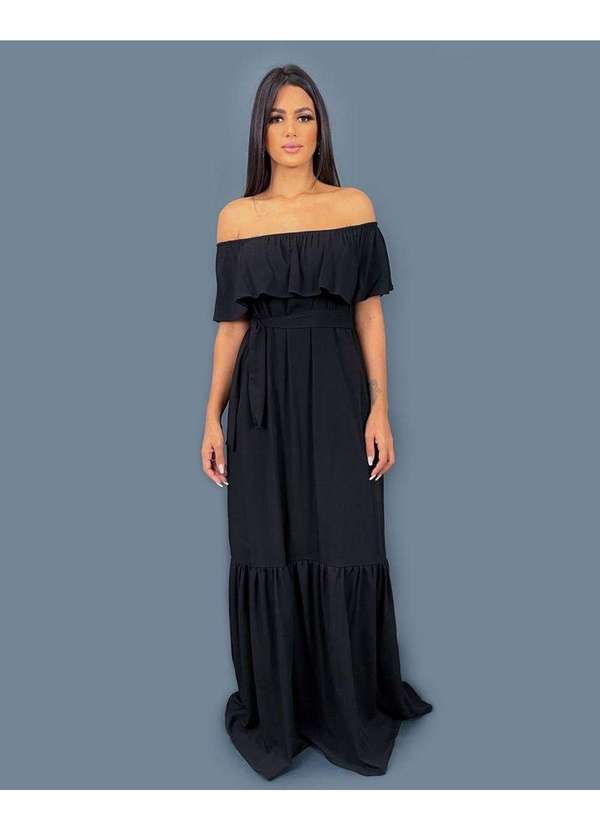 Closet Rc - Vestido Luíza Preto