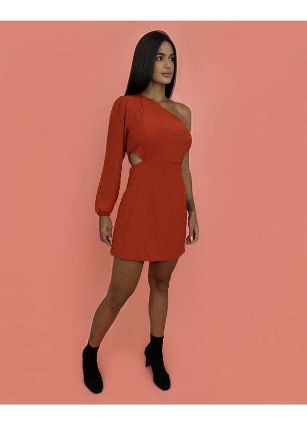 Closet Rc - Vestido Luna em Duna Marrom 2