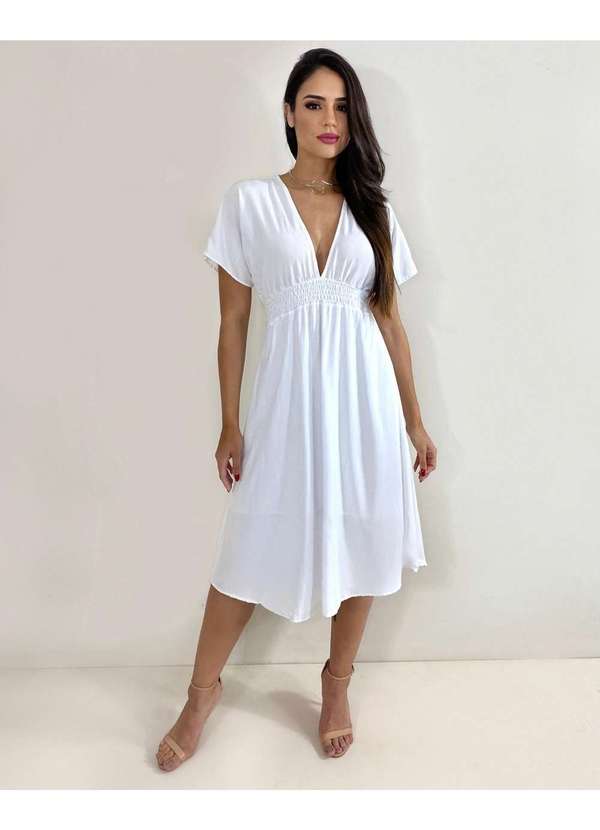 Closet Rc - Vestido Marcela Branco