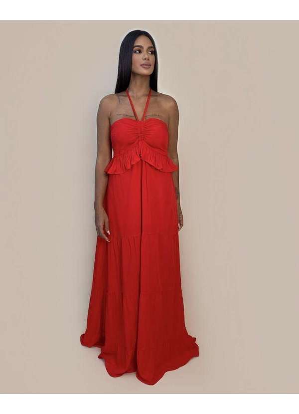 Closet Rc - Vestido Marcy Vermelho 4