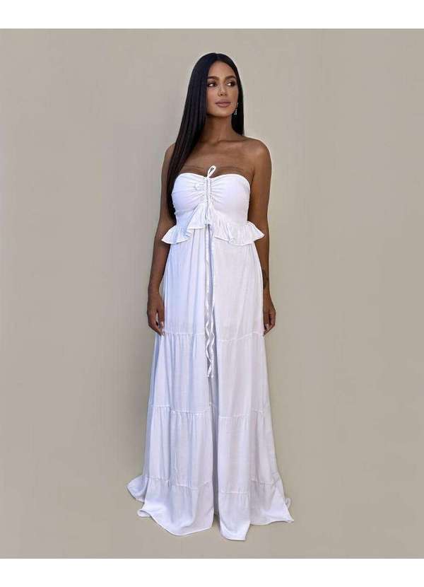 Closet Rc - Vestido Marcy Branco