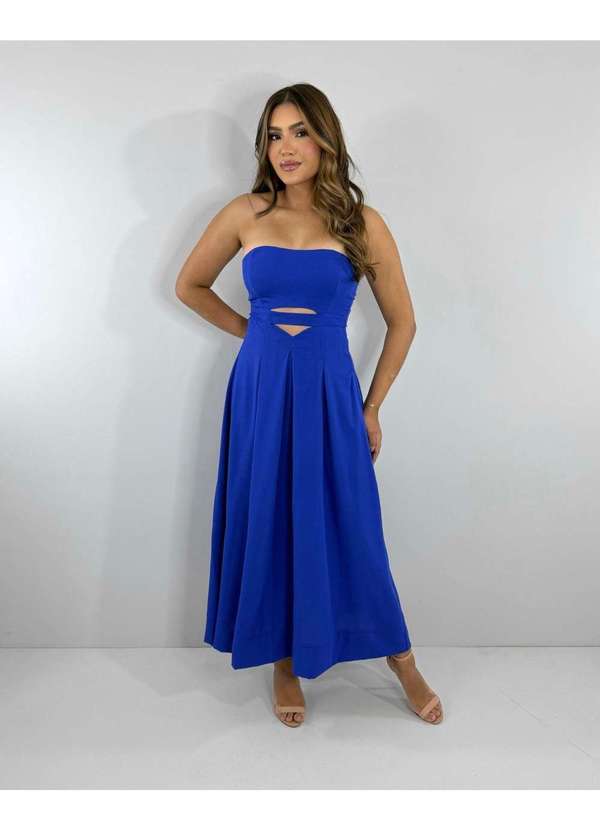 Closet Rc - Vestido Maria Flor Azul 4