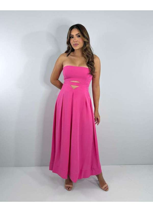 Closet Rc - Vestido Maria Flor Rosa 4