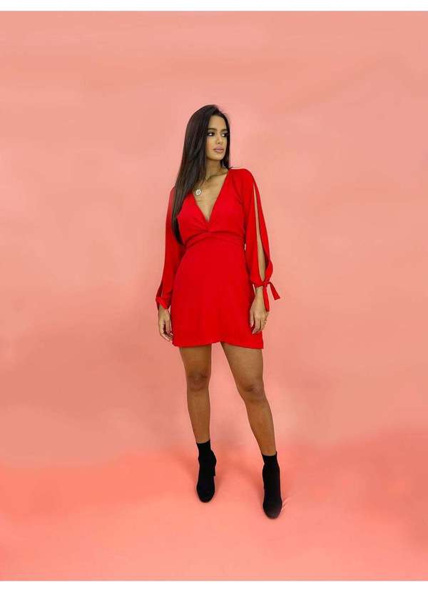 Closet Rc - Vestido Marília Vermelho 4